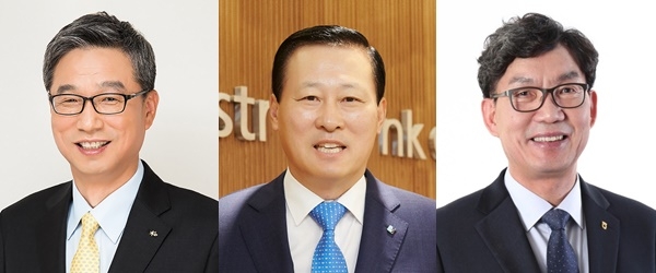 (왼쪽부터) 허인 KB국민은행장, 김도진 IBK기업은행장, 이대훈 NH농협은행장