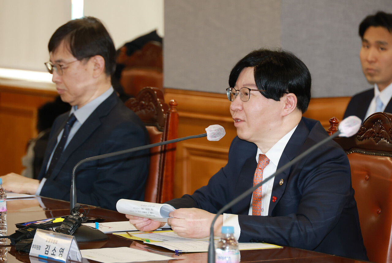 김소영 금융위 부위원장이 22일 '외국계 금융회사 CEO 간담회'에서 발언하고 있다(사진=금융위).