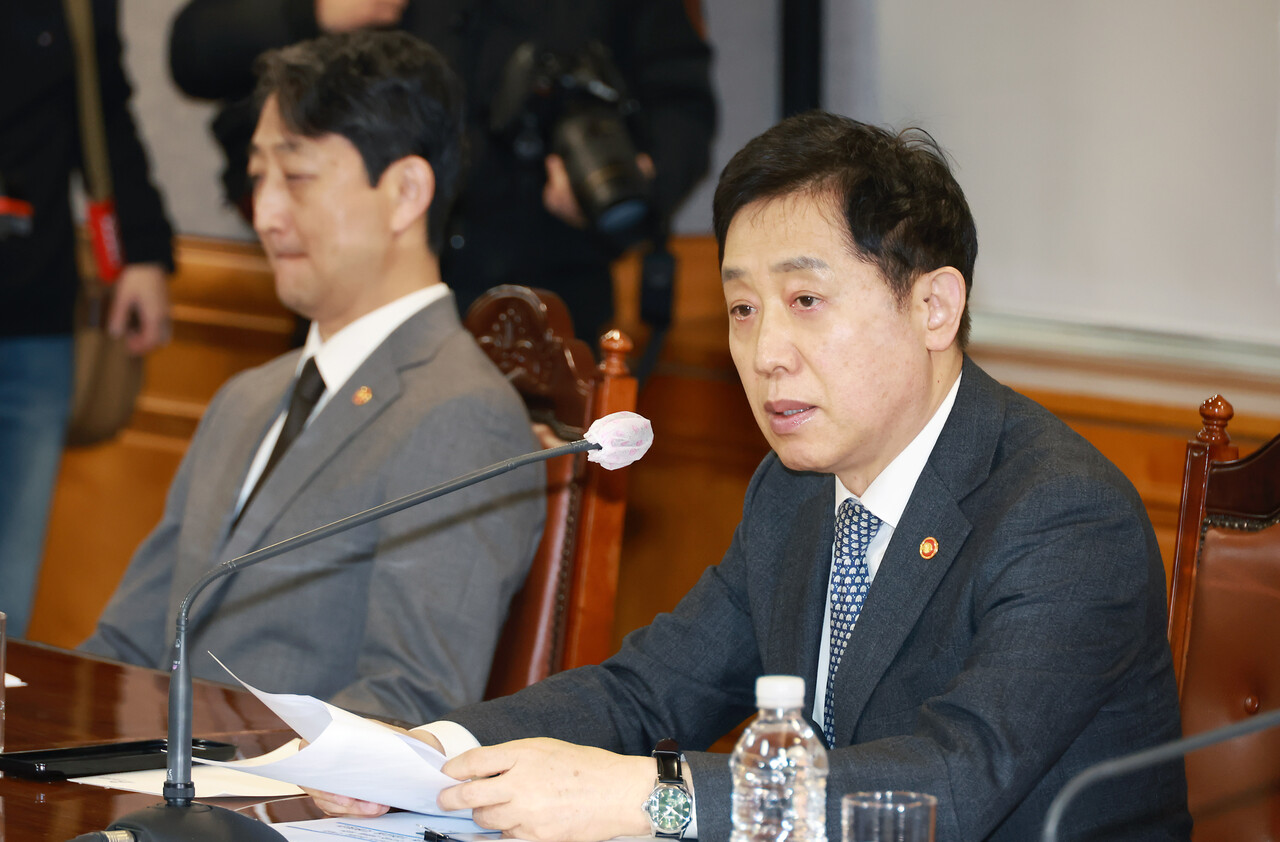 김주현 금융위원장이 15일 맞춤형 기업금융 간담회에서 발언하고 있다(사진=금융위).