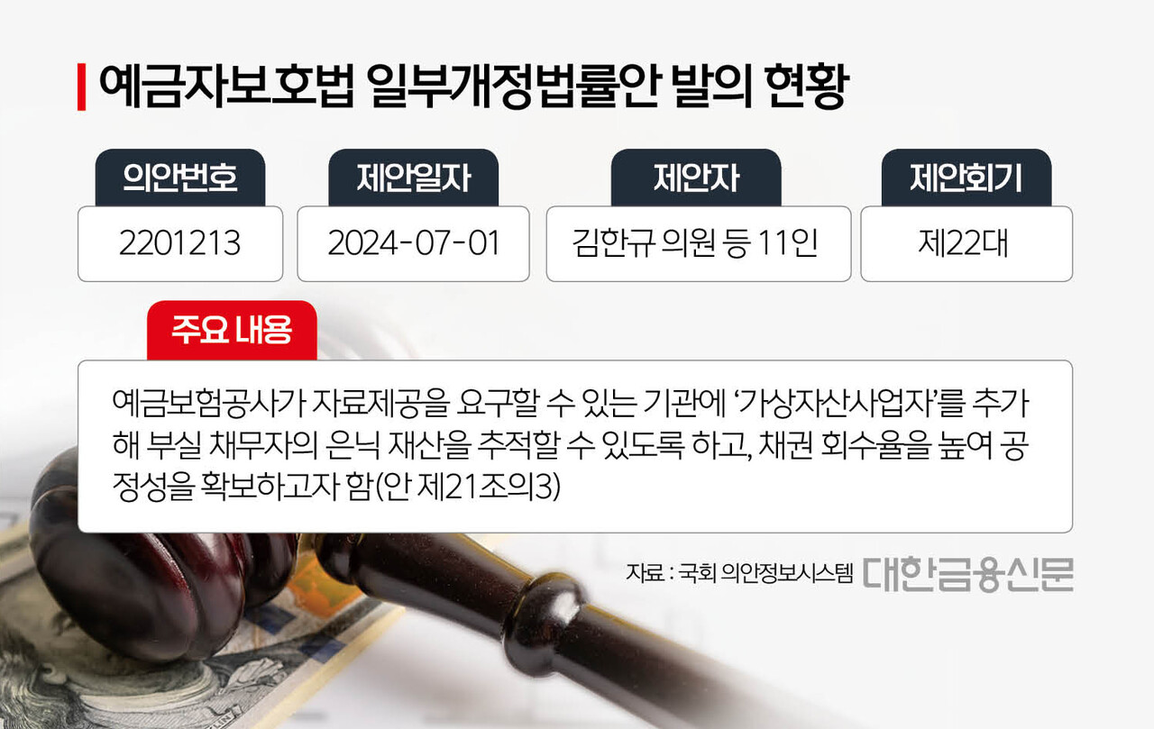 가상자산도 압류대상”…예보법 개정 목소리 < 정책 < 기사본문 - 대한금융신문
