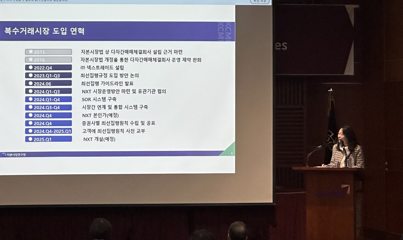 강소현 자본시장연구원 선임연구위원이 발표에 나서고 있다(사진=이현우 기자)