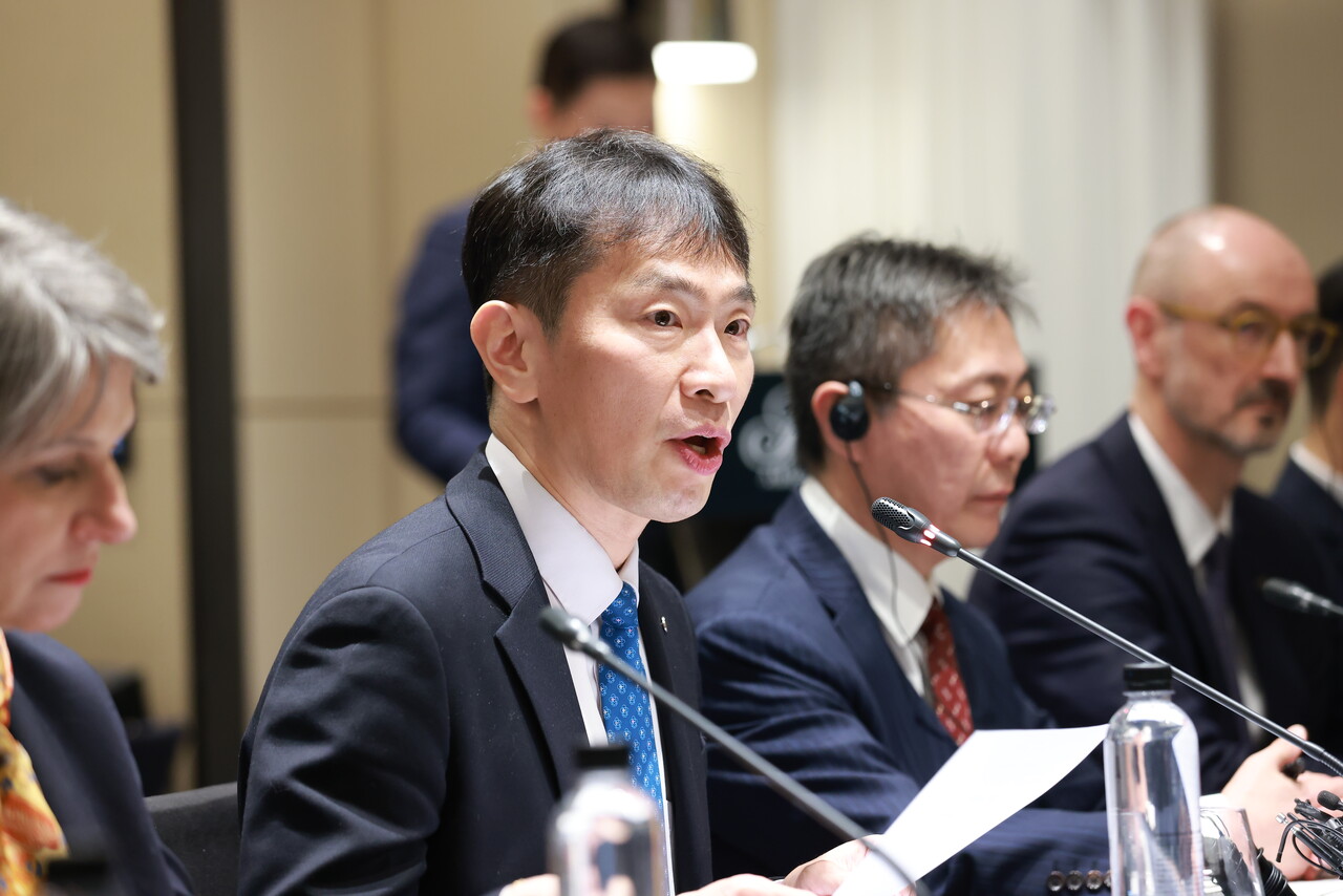 21일 외국계 금융회사 최고경영자(CEO) 간담회에 참석한 이복현 금융감독원장(사진=금감원).