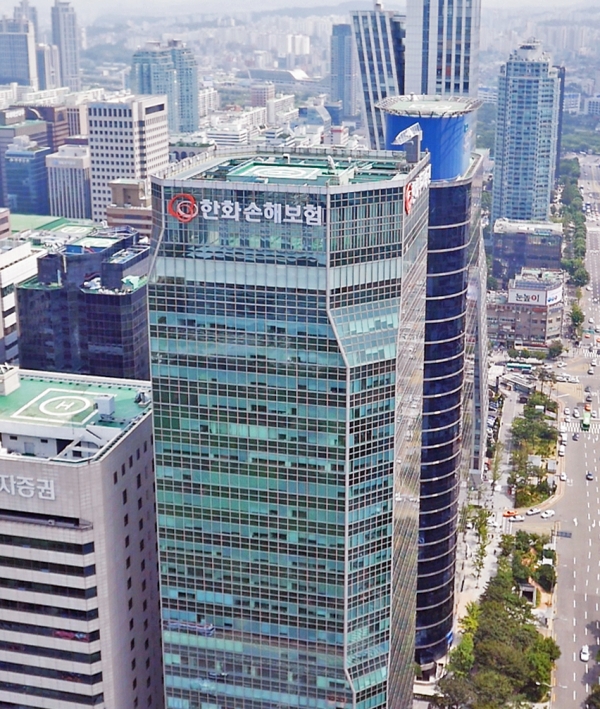 서울 여의도 한화손해보험 건물 전경