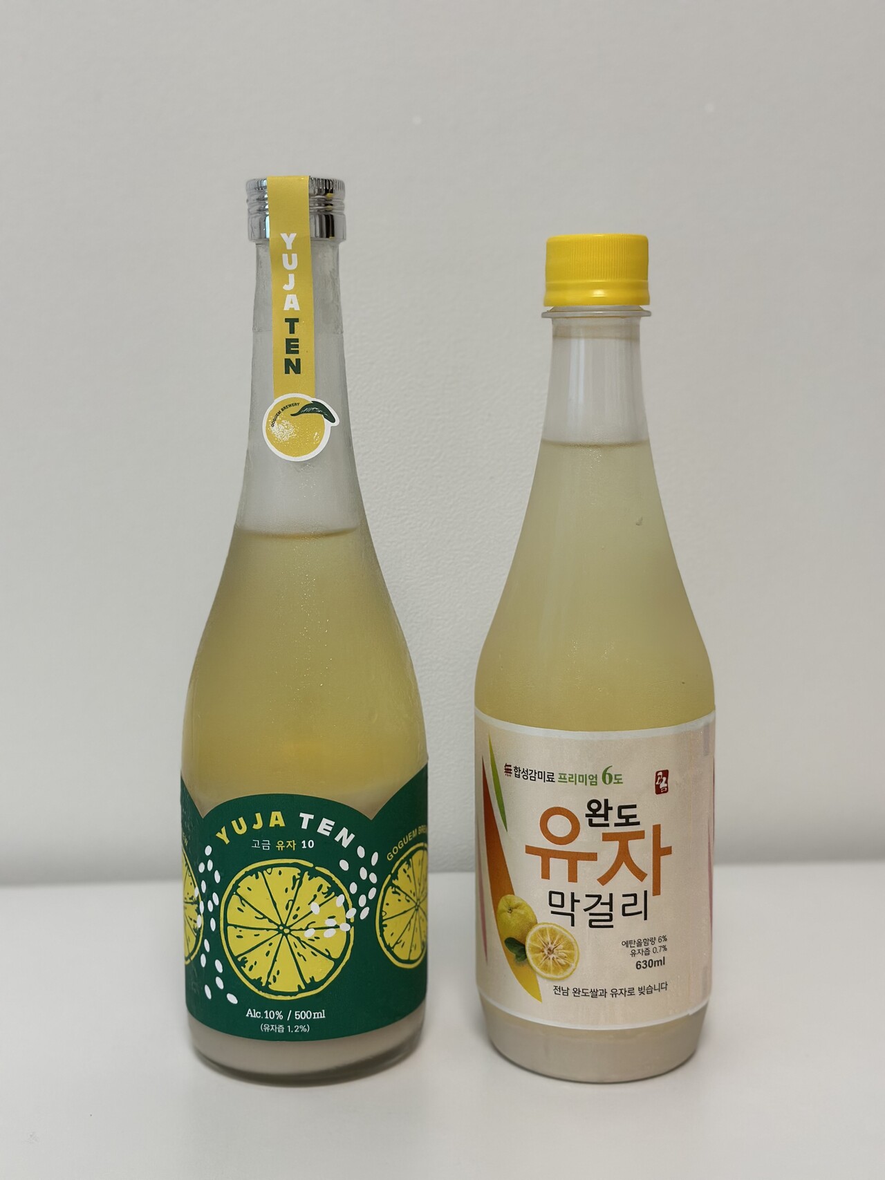 고금주조장 ‘유자텐’과 ‘완도유자막걸리‘