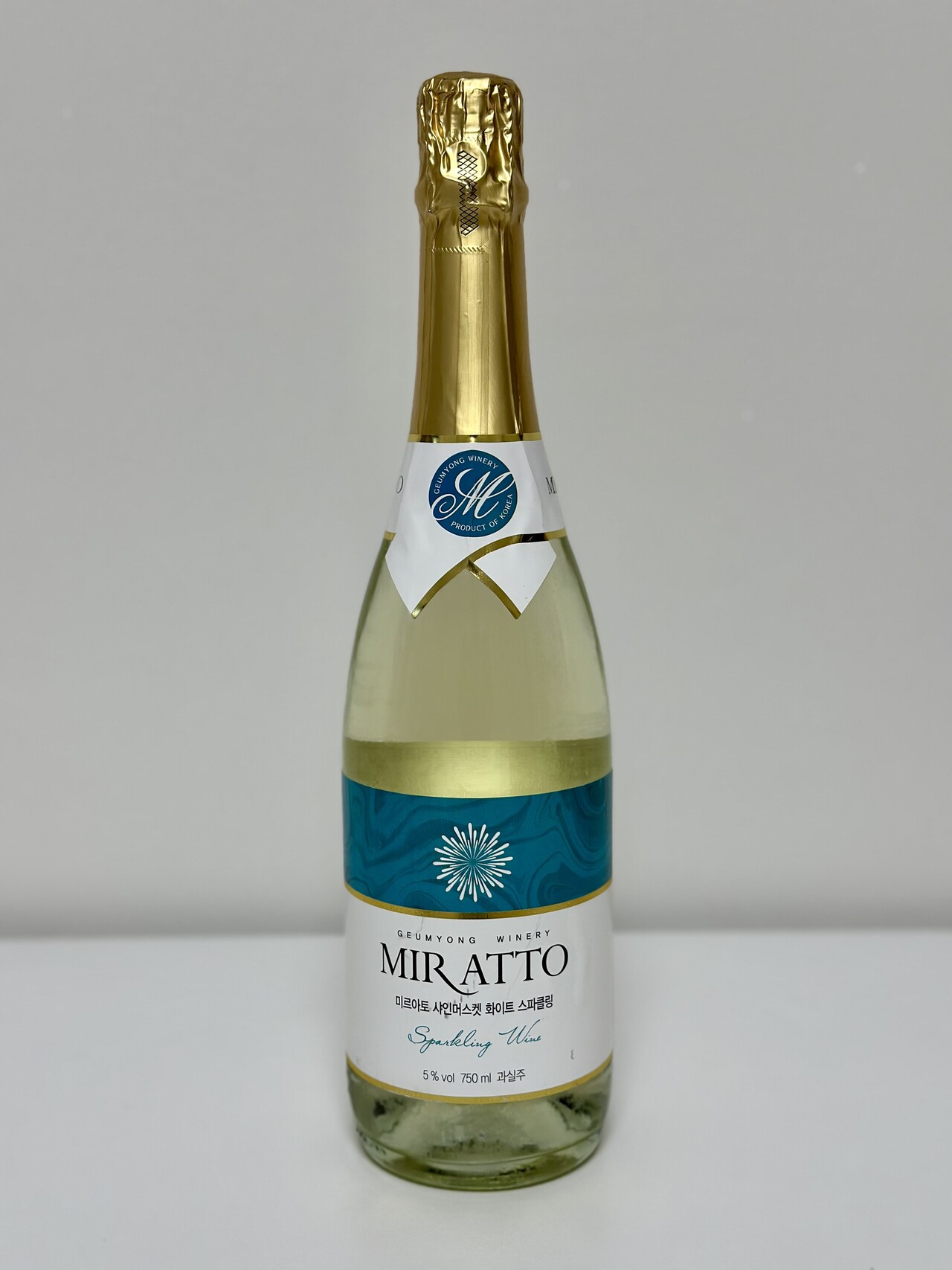 금용농산 ’미르아토 샤인머스캣 화이트 스파클링’